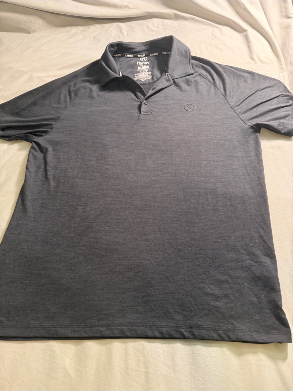 Hurley Men’s Polo in Charcoal Gray